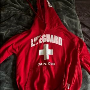 Red Lifeguard Hoodie